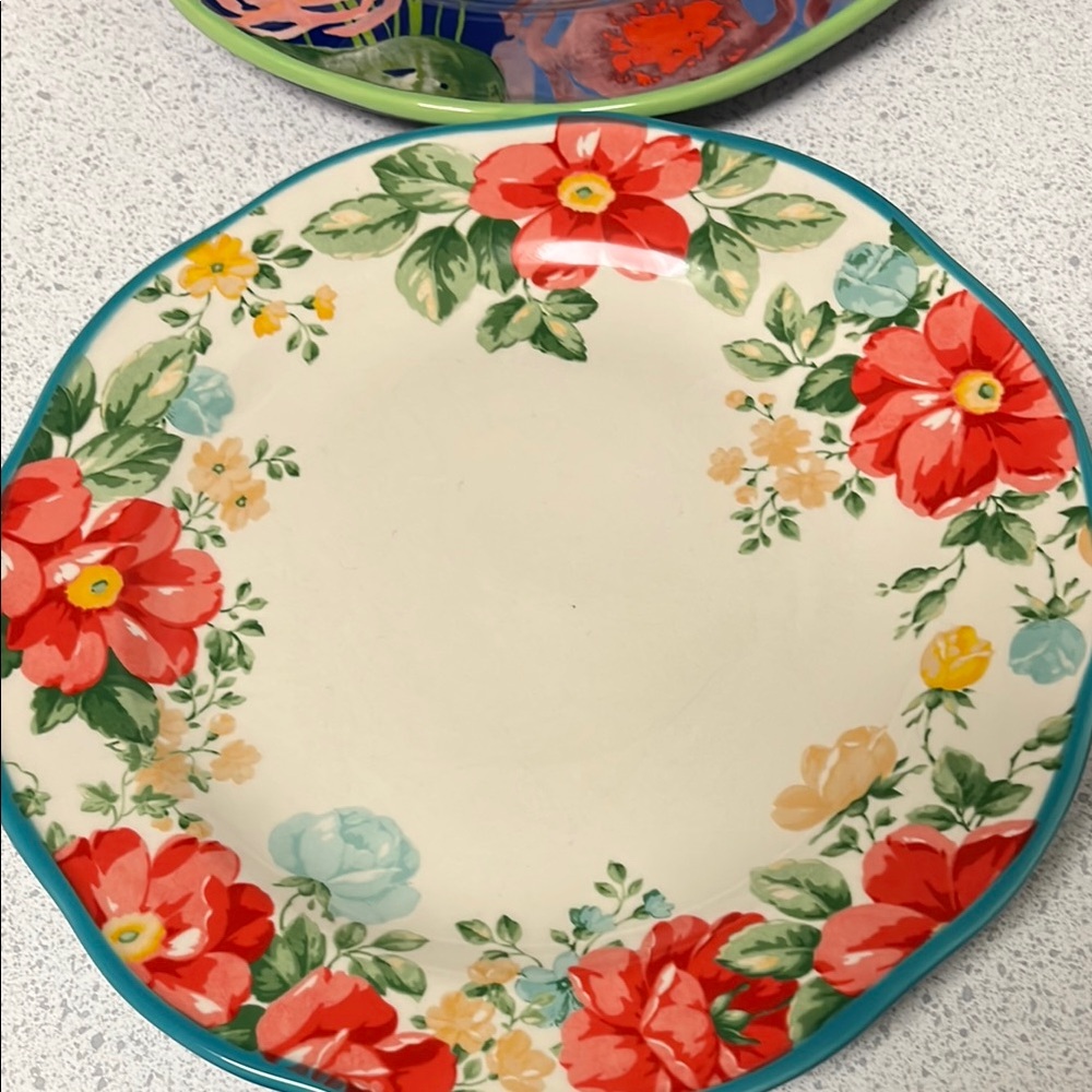 The Pioneer Woman Blue and Green Dinnerware Set - Picture 6 of 8